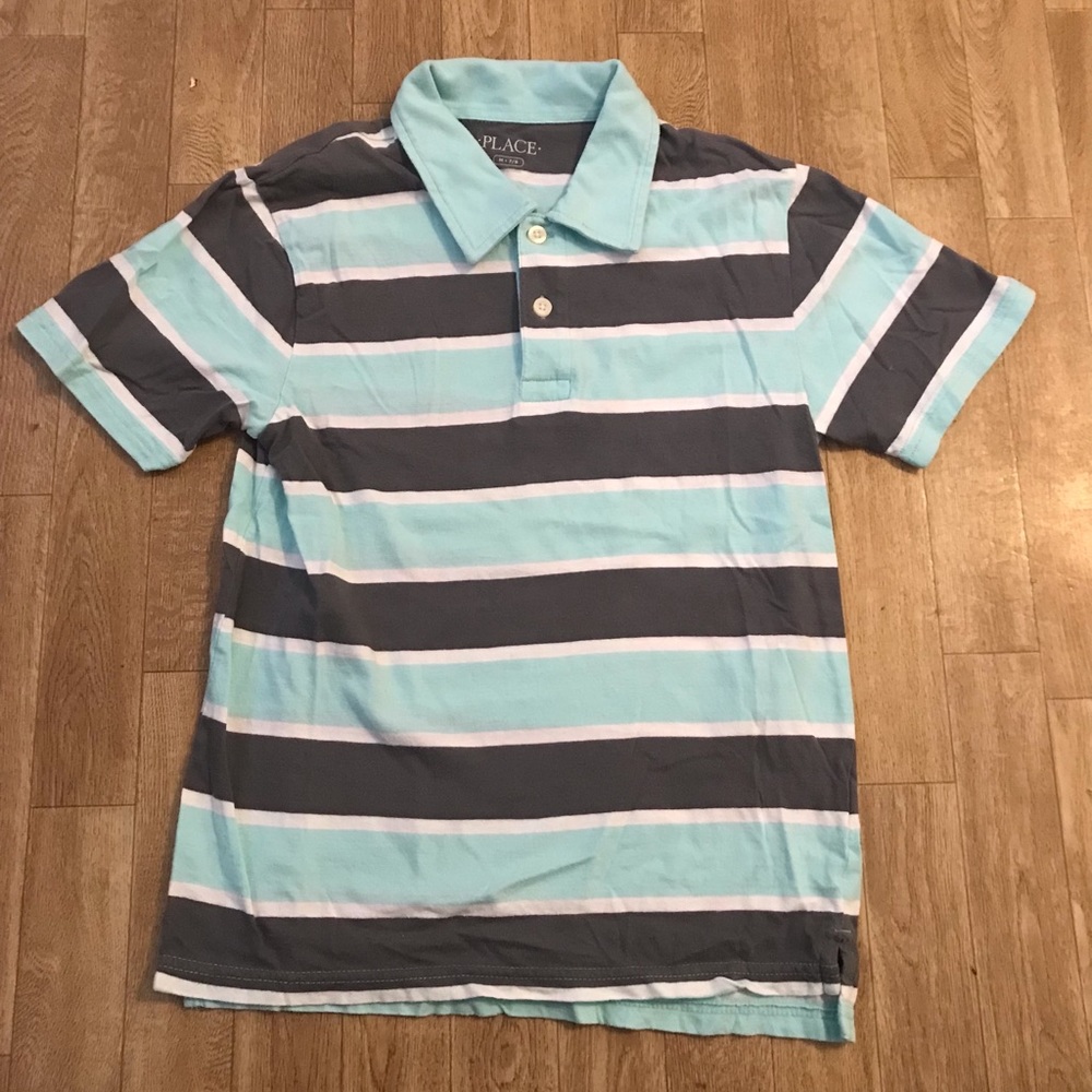 2-Children’s place boys size 8 polo half button-both $6.00